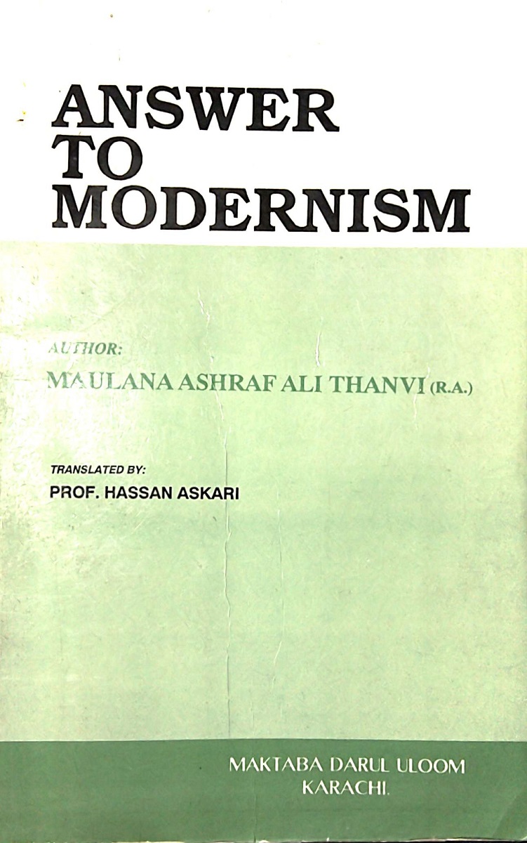Answer to Modernism